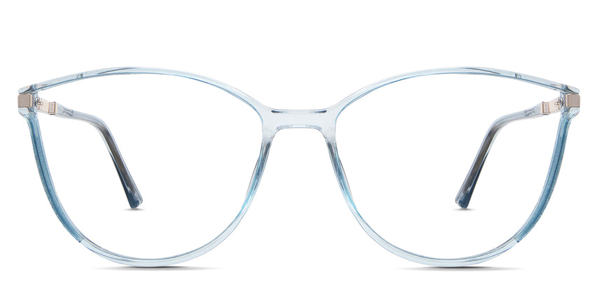 Addison eyeglasses in the seafarer variant - are a thin acetate frame in an oval shape.