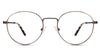 Adler Eyeglasses in the rosarium variant - is a full-rimmed two-toned metal frame. Latest Metal
