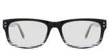Aitana black tinted Standard Solid in the Grease variant - is a full-rimmed frame with a semi-flat top, a narrow nose bridge, and a visible wire core.