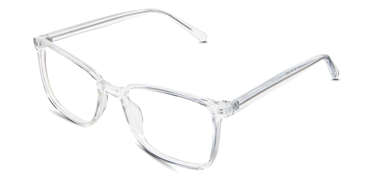 Alina eyeglasses in the cloudsea variant -  have a narrow-width nose bridge.