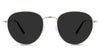 Allison Gray Polarized in the Mimosa variant - is a full-rimmed frame with a U-shaped nose bridge.