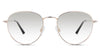 Allison black tinted Gradient  glasses in the Mimosa variant - is a full-rimmed frame with a U-shaped nose bridge.