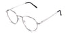 Allison eyeglasses in the shrike variant - it's a light gun color frame.