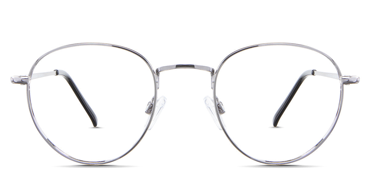 Allison eyeglasses in the sumi variant - it's a round shape frame in color matte black.