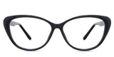 Amber eyeglasses in the midnight variant - it's an acetate frame in color black.