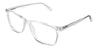 Ames eyeglasses in the cloudsea variant - have clear built-in nose pads.