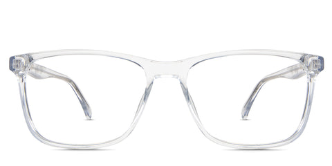 Ames eyeglasses in the cloudsea variant - it's a full-rimmed square frame.