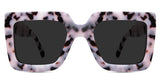 Apia Gray Polarized wide frame in chiffon variant  tortoiseshell pattern with broad arm and logo on it