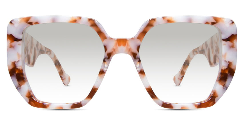 Ara black tinted Gradient glasses in praline variant in square shape