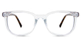 Arbor eyeglasses in the lemurian variant - it's an oval-shaped frame with a wide viewing lens.