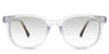 Arbor black tinted Gradient in the Lemurian variant - it's an oval-shaped frame with a wide viewing lens and a regular-length temple.