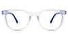 Arbor eyeglasses in the tourmaline variant - have a full-rimmed frame in oval shape.