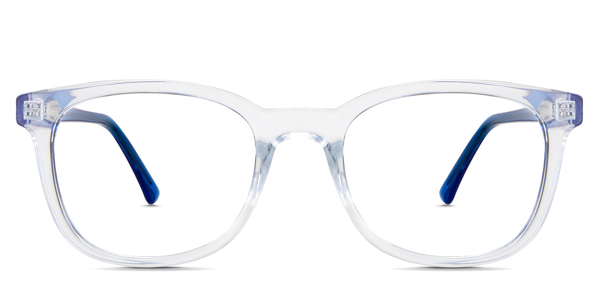 Arbor eyeglasses in the tourmaline variant - have a full-rimmed frame in oval shape.