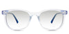 Arbor black tinted Gradient in the Tourmaline variant - have a full-rimmed frame in oval shape with a U-shaped nose bridge and a slim temple.