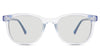 Arbor black tinted Standard Solid in the Tourmaline variant - have a full-rimmed frame in oval shape with a U-shaped nose bridge and a slim temple.