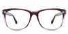 Arlet eyeglasses in the dierama variant - it's an oval shape frame in color purple.
