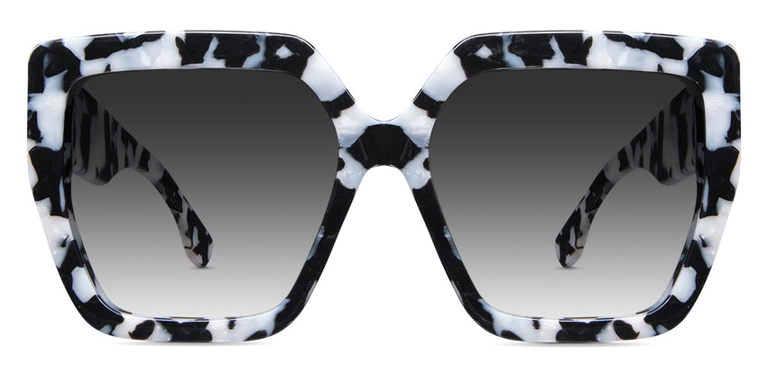 Aruna black tinted Gradient eyeglasses in nova variant - it's square frame