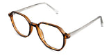 Ash eyeglasses in the bourreti variant - it's a medium-sized frame with a high nose bridge.