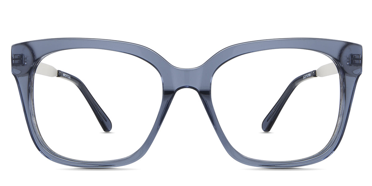 Ava acetate frames in orca variant - it's s square frame with a cat-eye end piece