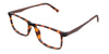 Axton eyeglasses in the demi variant - have a U-shaped nose bridge.
