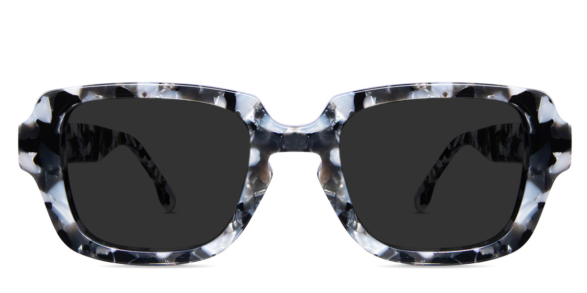 Baco Gray Polarized frame in charcoal variant in tortoiseshell pattern
