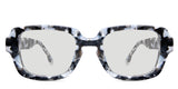 Baco black tinted Standard Solid sunglasses frame in charcoal variant in tortoiseshell pattern