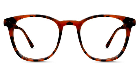 Batista eyeglasses in apple cider variant - it is made with acetate material in brown and black colour - frame size 47-19-135 New Releases Latest
