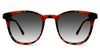 Batista black Sunglasses Gradient frame in apple cider variant - it is with high nose bridge and nose pads