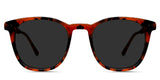 Batista black Sunglasses Standard Solid frame in apple cider variant - it is with high nose bridge and nose pads