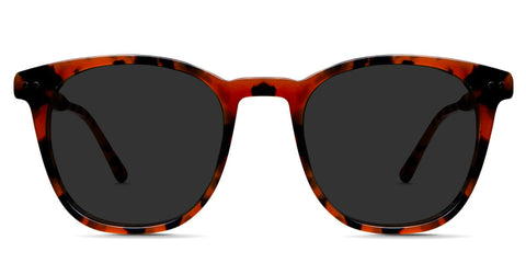 Batista black Sunglasses Standard Solid frame in apple cider variant - it is with high nose bridge and nose pads