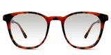 Batista black tinted Gradient  frame in apple cider variant - it is with high nose bridge and nose pads