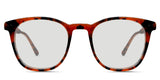 Batista black tinted Standard Solid frame in apple cider variant - it is with high nose bridge and nose pads