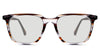 Baumann black tinted Standard Solid glasses in chardonnay variant - it's clear frame - size 51-18-145