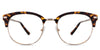 Bayler Eyeglasses in the chelus variant - it's a full-rimmed half acetate and half metal.