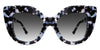 Belga black tinted Gradient stylish glasses in hollywood variant - it's cat eye frame
