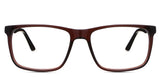Belio Eyeglasses in burnish variant - it's a full rimmed frame in dark brown color 