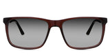 Belio black tinted Gradient sunglasses in burnish variant - is a full rimmed frame with built-in nose pad.