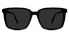 Bik Gray Polarized glasses in jet-setter variant - it's square acetate frame
