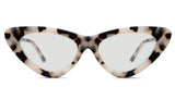 Bizan black tinted Standard Solid cat eye sunglasses in cooper variant - the frame is tortoise style