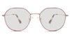 Blanco black tinted Standard  Solid glasses in grape variant with low nose bridge