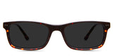 Blixt Gray Polarized prescription glasses in desert spice variant - frame size 52-18-140