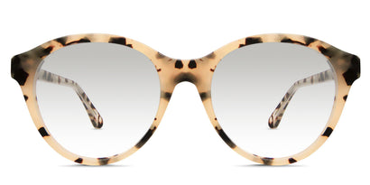 Bloso black tinted Gradient eyeglasses in monroe variant in round shape