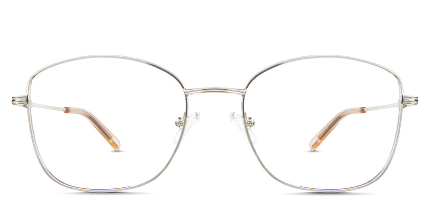 Bonnie eyeglasses in the gold variant - it's a metal frame in color gold.