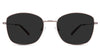 Bonnie gray Polarized in the Pango variant - it's an oval shape frame with an adjustable nose pad and a slim temple arm.