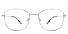 Bonnie eyeglasses in the pink variant - it's a full-rimmed frame in color pink.