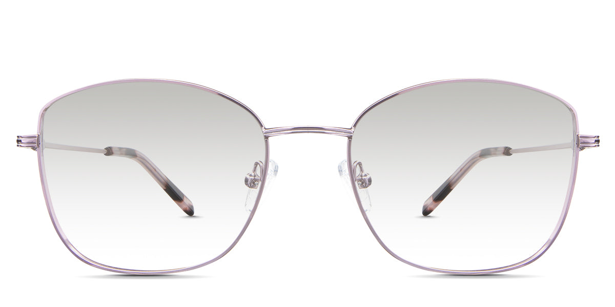 Bonnie black tinted Gradient in the Pink variant - it's a full-rimmed frame with a wide nose bridge and a 145mm temple arm length.