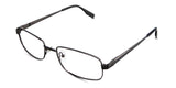 Brady Eyeglasses in the iron variant - has a high-nose bridge with an adjustable nose pads.