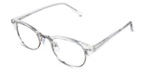 Brice eyeglasses in the crystal variant - it's a transparent frame in oval shape.