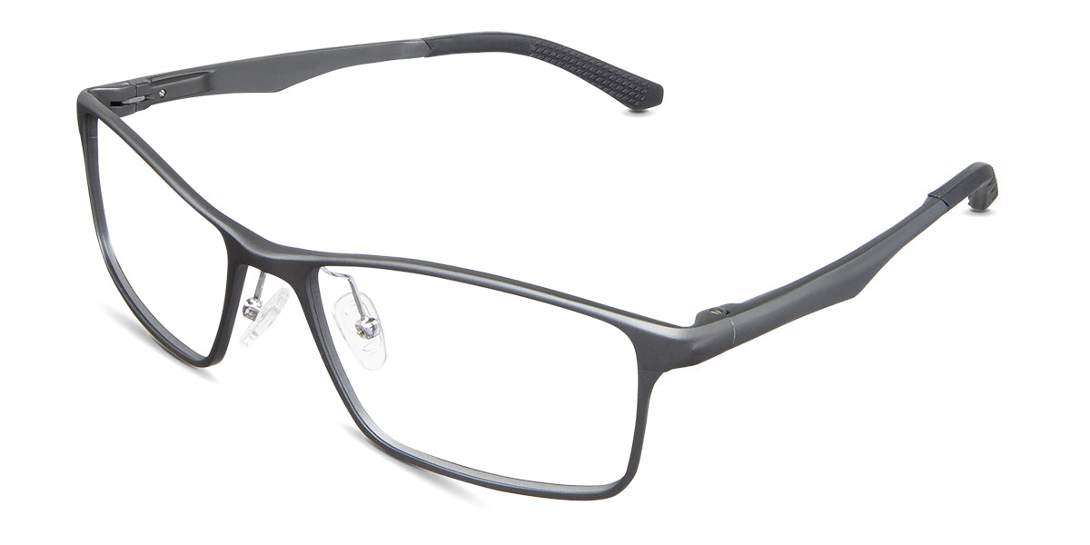 Briggs eyeglasses in the echo variant - have a U-shaped nose bridge.