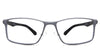 Briggs eyeglasses in the echo variant - it's a metal frame in a matte gray color